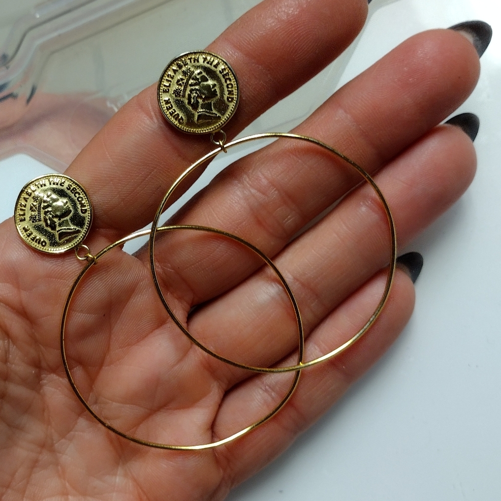 Coin earrings